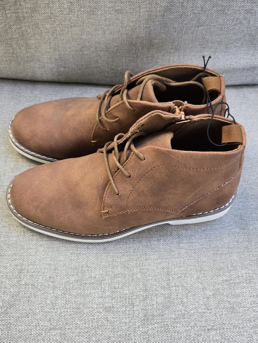 Steve Maddwn Boys  Brown Chukka Boots - Classic Casual Lace-Up